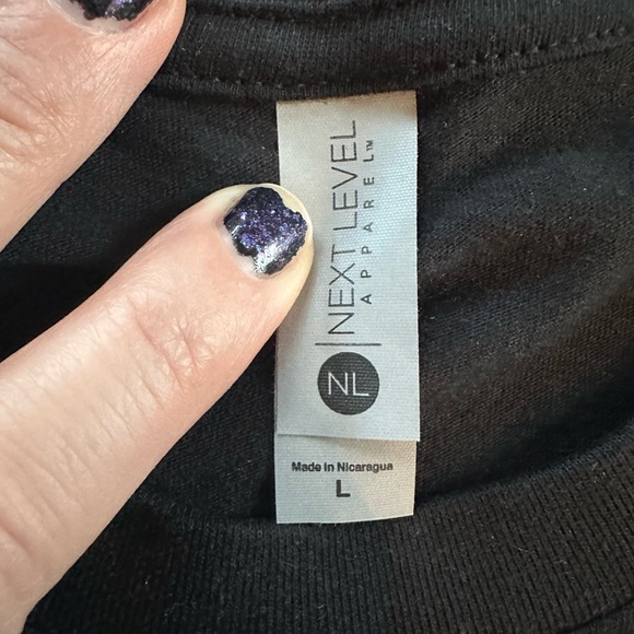 Next Level Apparel Black 'A Nightmare Before Coffee' Tee - Picture 3 of 6